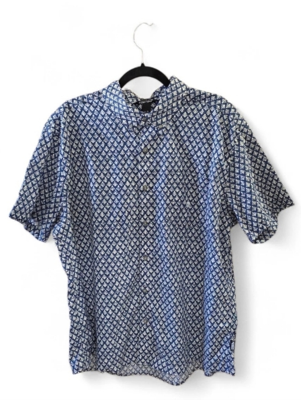 Eddie Bauer Men's Short Sleeve Baja Shirt Button Down Sz XL NWT